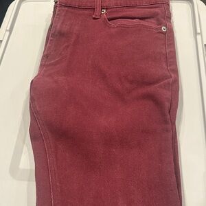 Bullhead Maroon Denim Pants